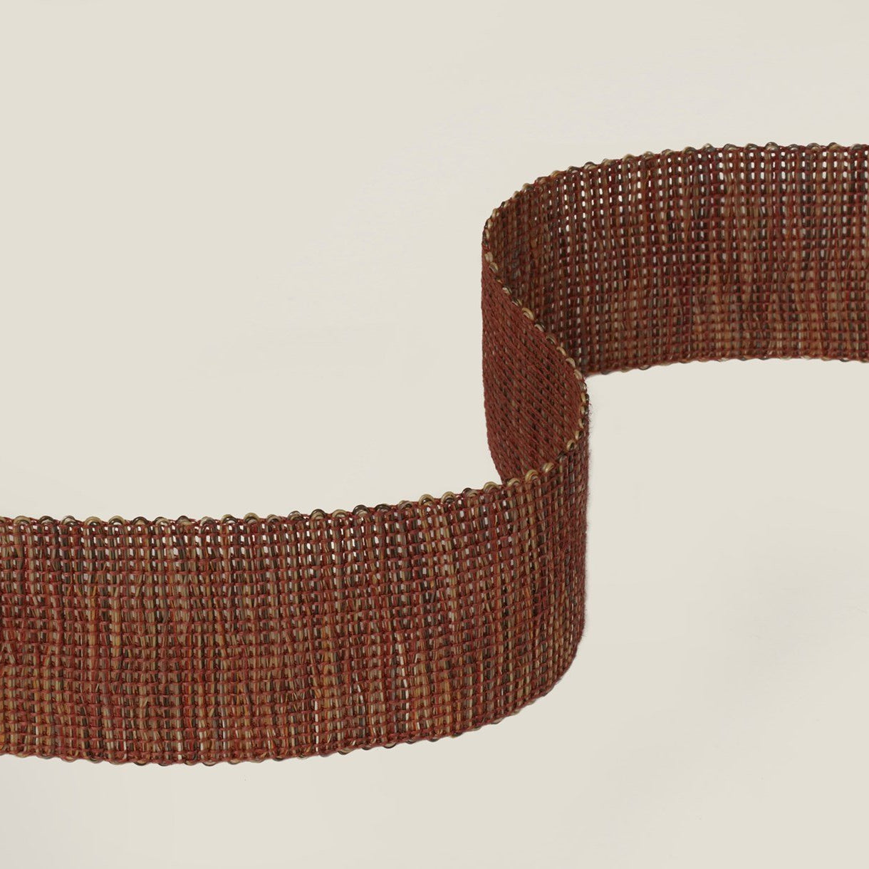 Lan Na Court Linen Braid - Red Earth