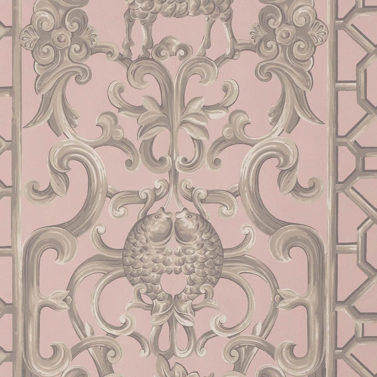 Xanadu Wallcovering - Shell Pink