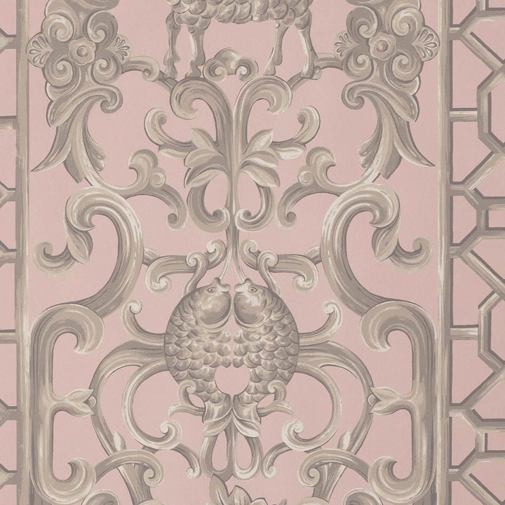 Xanadu Wallcovering - Shell Pink