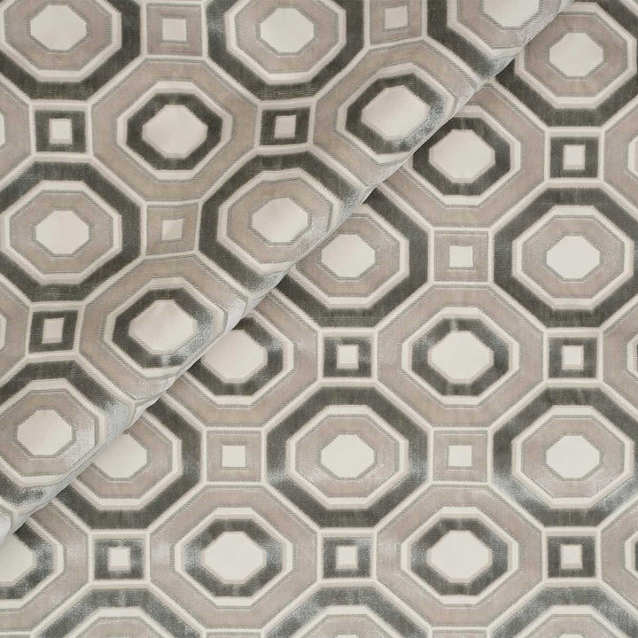 Octavian Velvet - Silver Grey