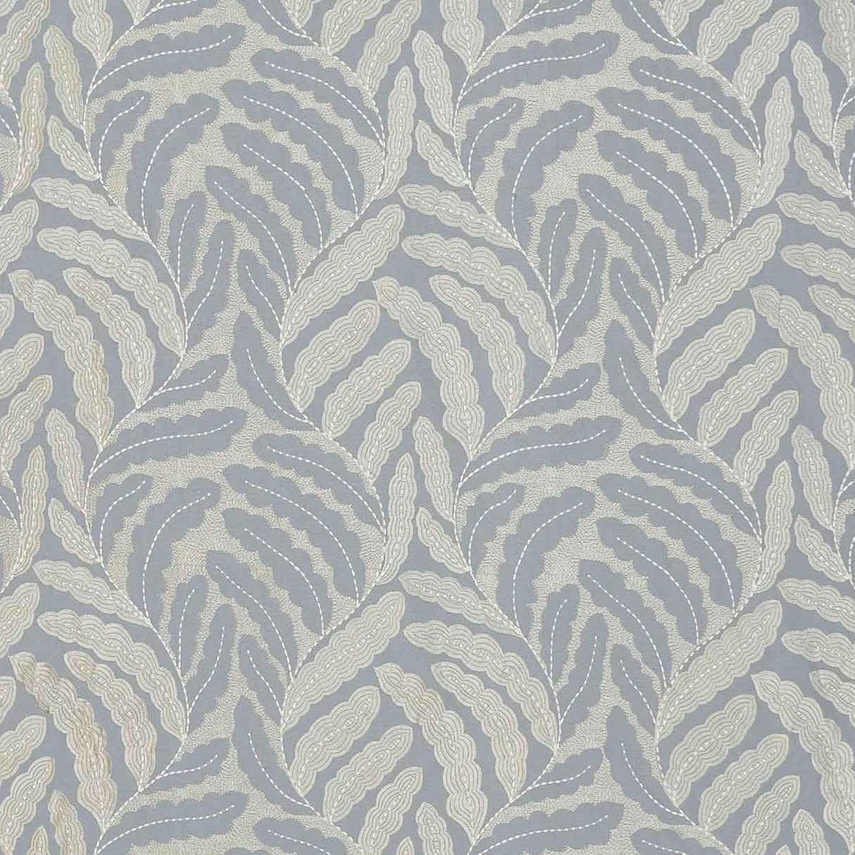 Folia Embroidery - French Grey
