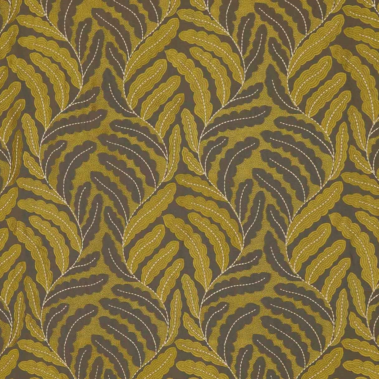 Folia Embroidery - Antique Brass