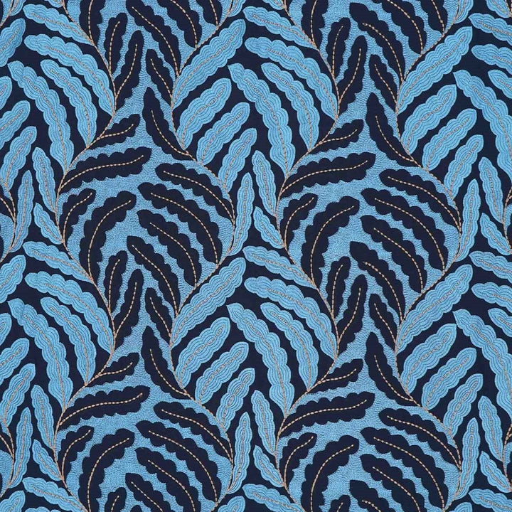 Folia Embroidery - Turquoise