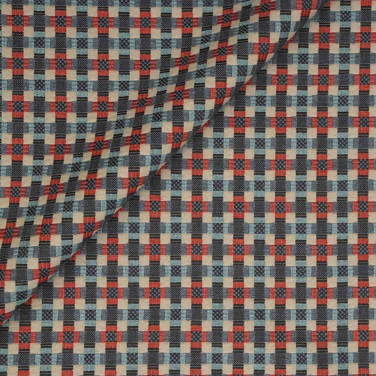 Coverlet - Red And Blue