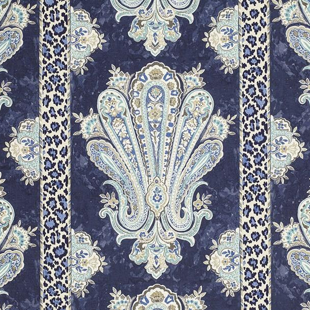Grand Paisley - Gulf Blue