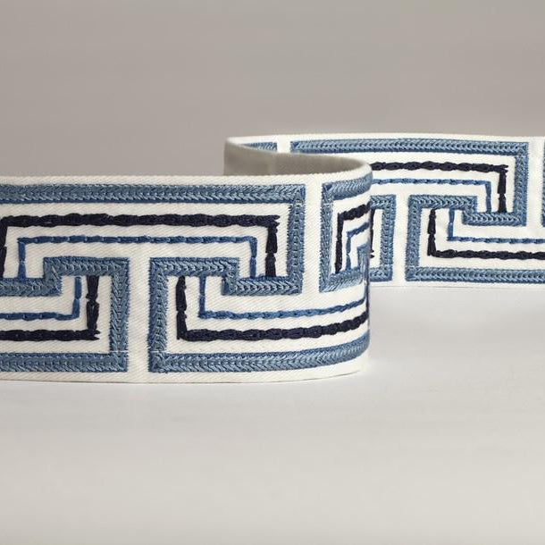 Maze Border - Blue Ribbon