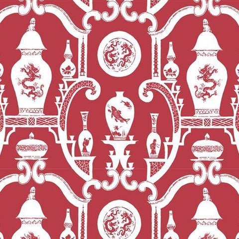 Cathay Wallpaper - Chinese Red