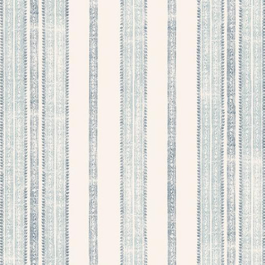 Surat Stripe Wallpaper - Indigo/Blue