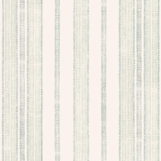 Surat Stripe Wallpaper - Ocean/Jade
