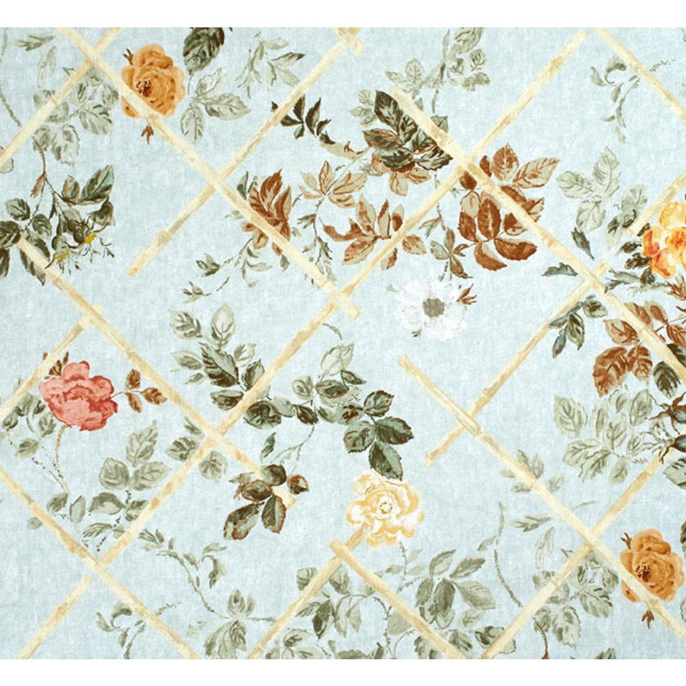 Rose Trellis - Duck Egg