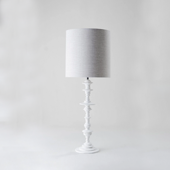 Spin Lamp - Plaster White