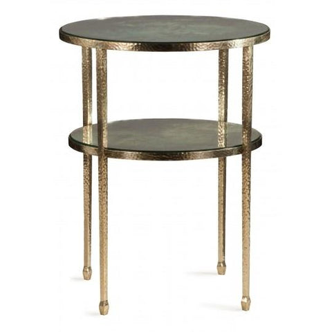 Hammered Side Table - Circular