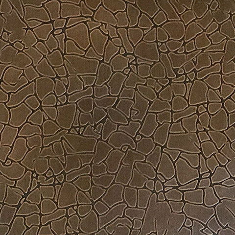 Textured Cast Bronze - Etched Bronze, Cracked Ice